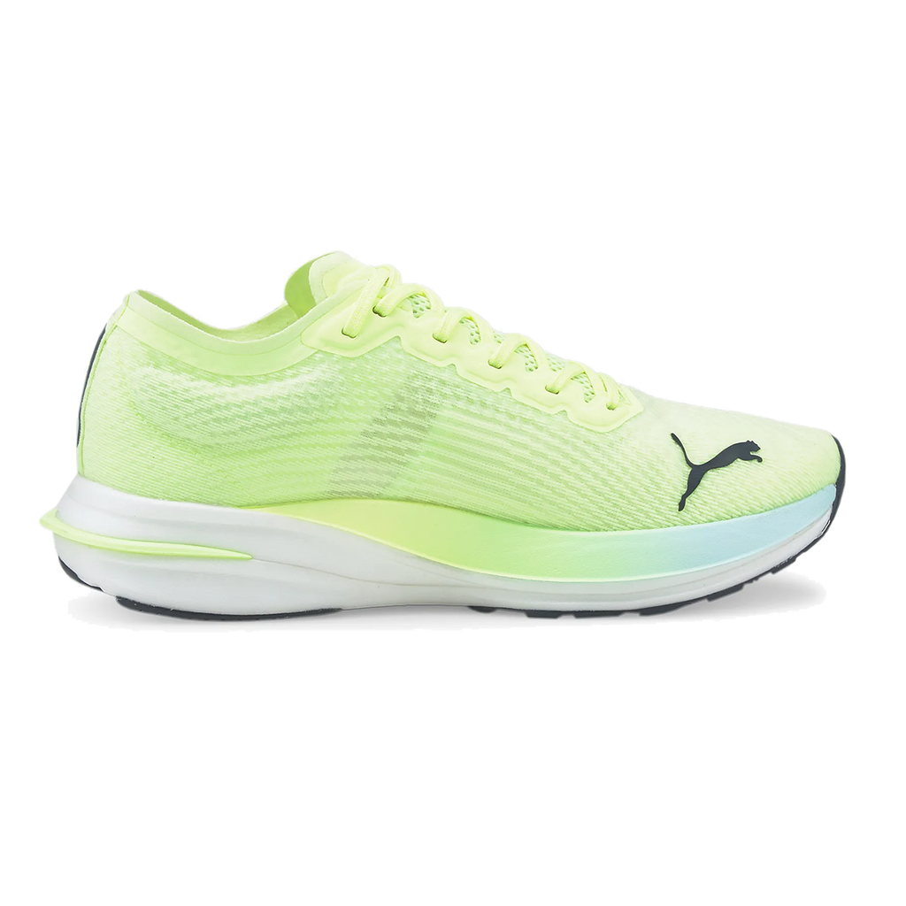 Puma Deviate Nitro — Asphalt - Harbor Mist - Cherry Tomato — Size D — Width 8 — Alternate View 8