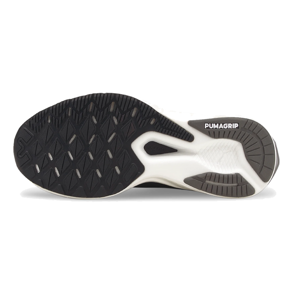 Puma Deviate Nitro — Black - White — Size B — Width 6 — Top View
