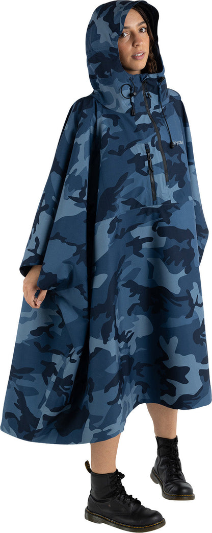 Dryrobe Waterproof Poncho - Blue