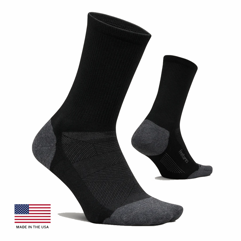 Feetures Elite Max Cushion Mini Crew — Soft Track — Size Small — Alternate View 8