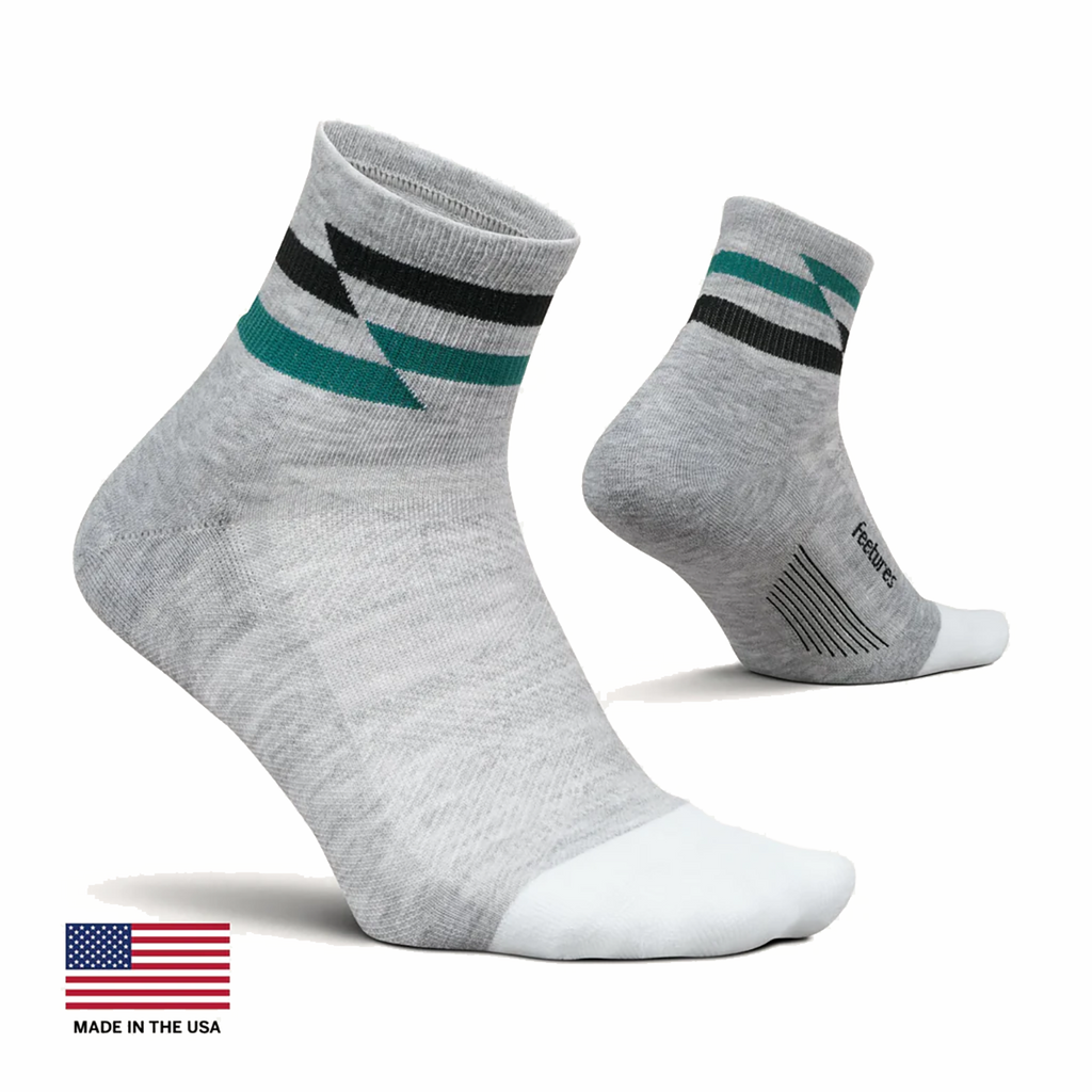 Feetures Elite Max Cushion Quarter — Soft Track — Size Small — Top View