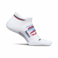 Feetures Elite Max Cushion LE No Show Tab — Spangled — Size Small — Front View
