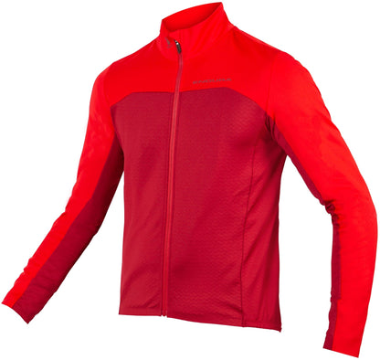 Endura FS260 Pro Roubaix Long Sleeve Mens Cycling Jersey - Red