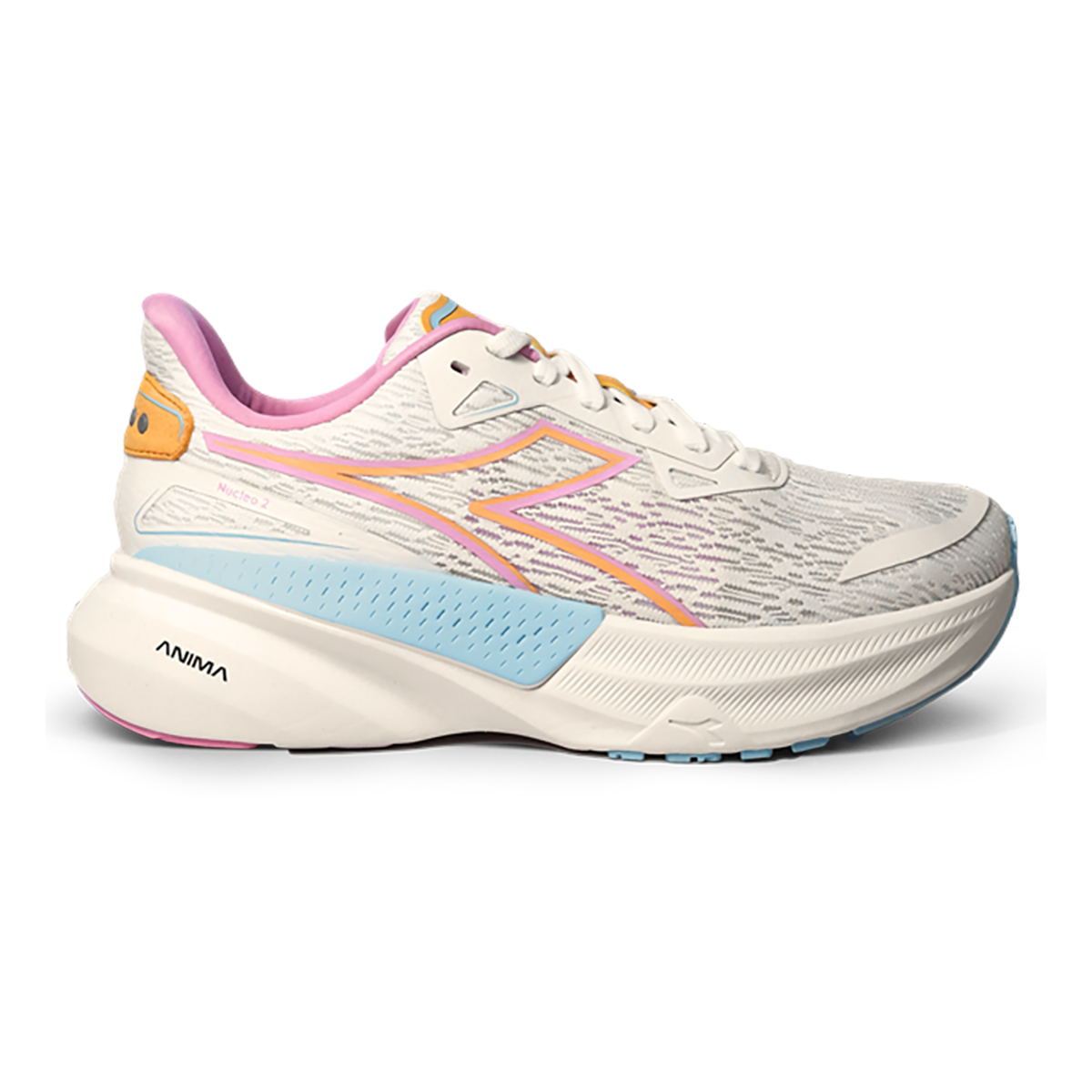 Diadora Nucleo 2 — Whisper White - Pink Frosti — Size B — Width 10 — Alternate View 17