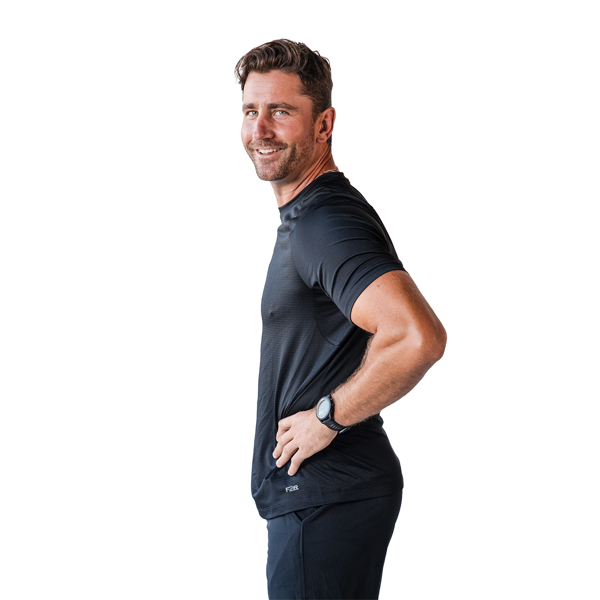 F2R Air Sense Textured Crew Neck Tee — Soft Meadow — Size Small — Alternate View 19