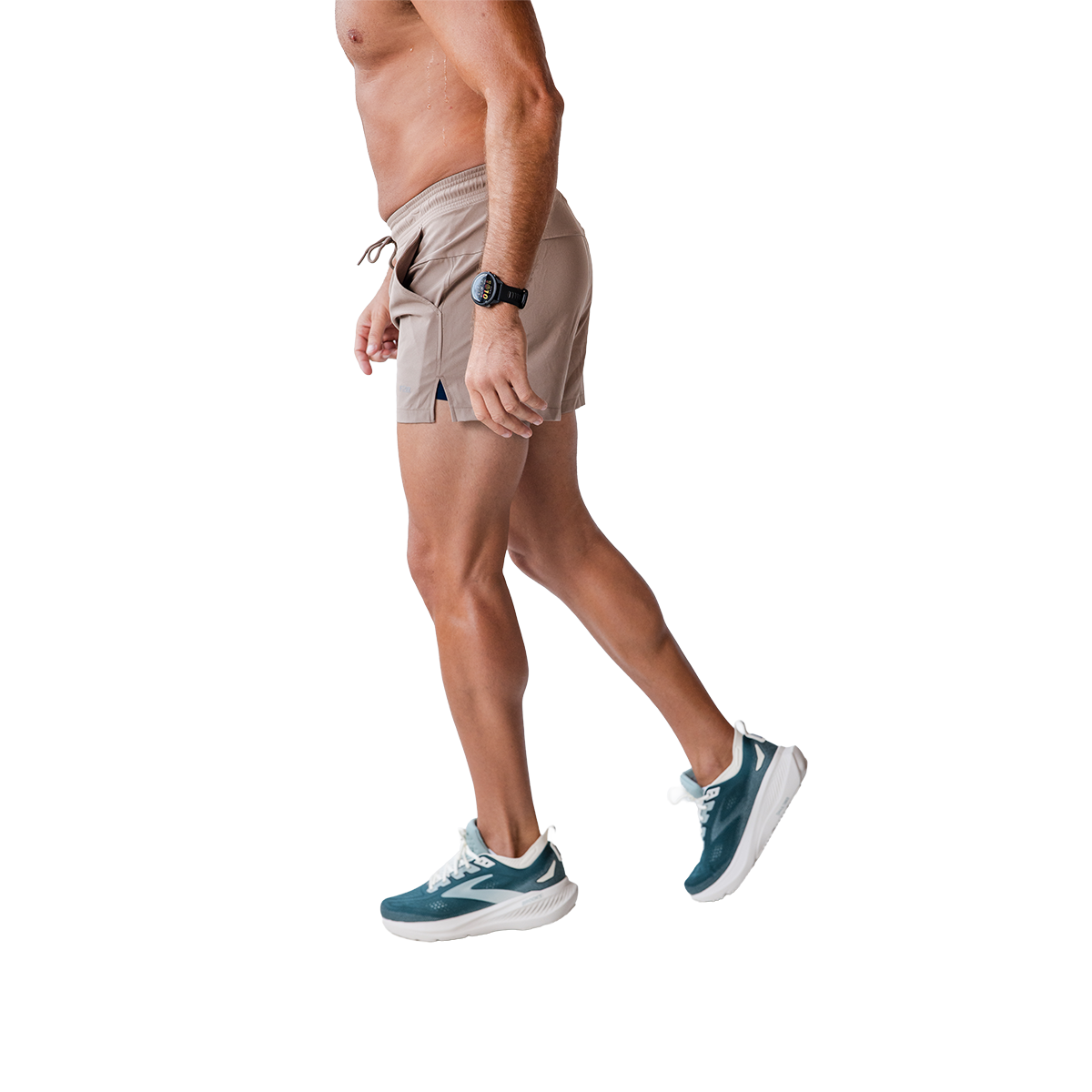 F2R Lightstreme 5" Short W/ Liner — Naval Blue — Size Small — Top View
