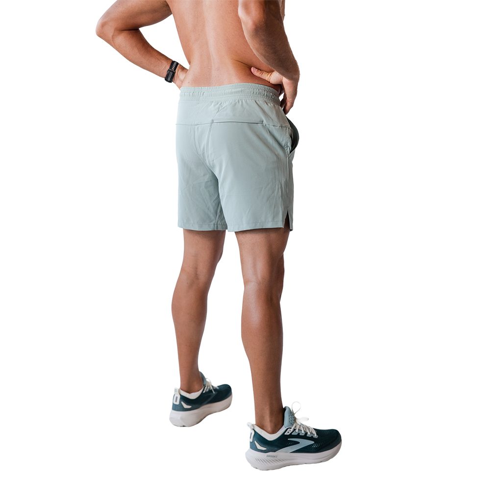 F2R Lightstreme 7" Short W/ Liner — Naval Blue — Size Small — Back View