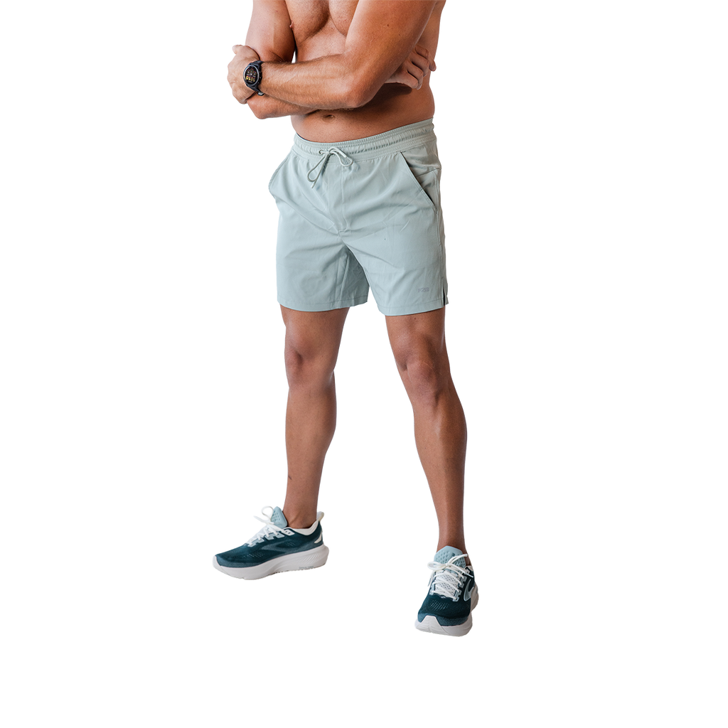F2R Lightstreme 7" Short W/ Liner — Naval Blue — Size Small — Side View