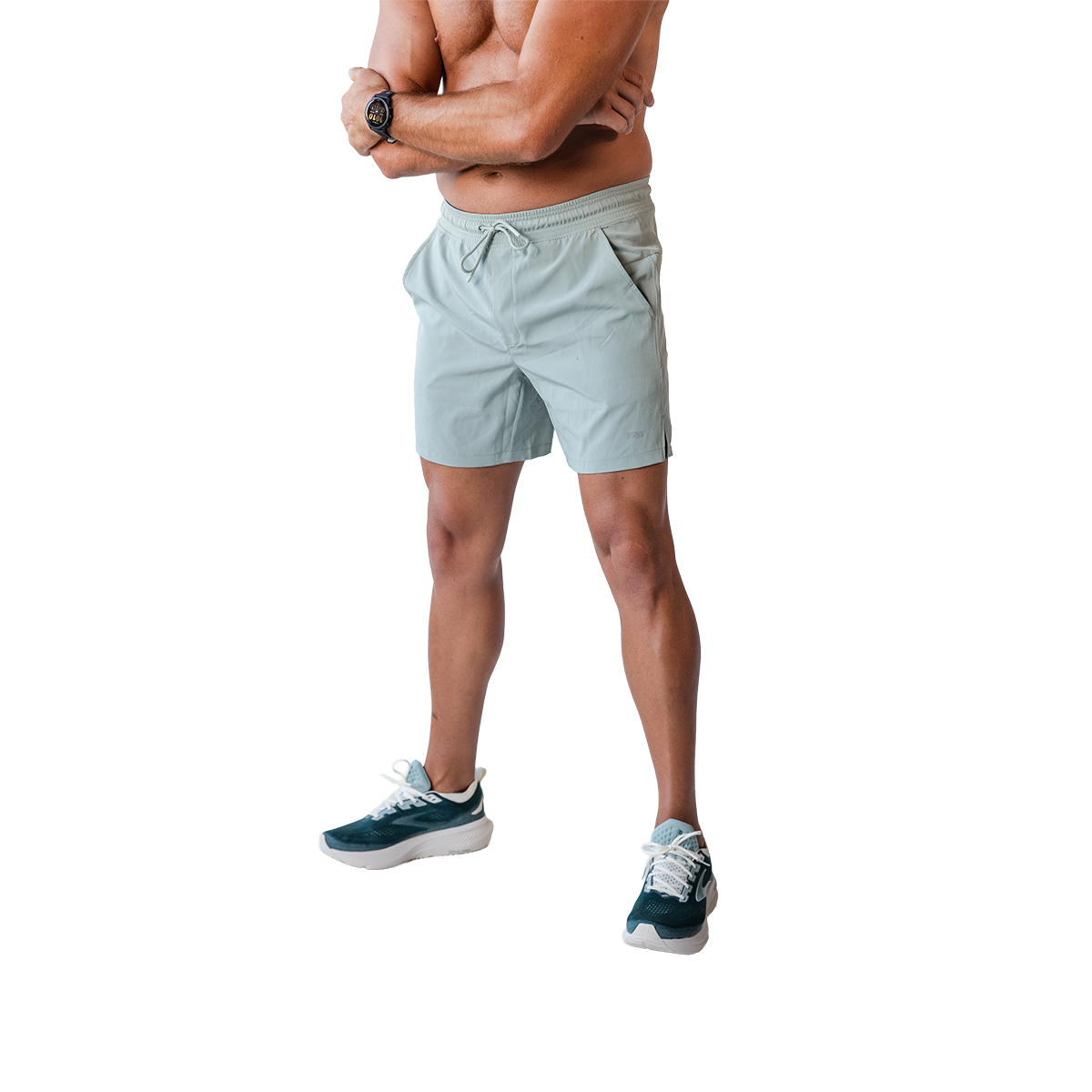 F2R Lightstreme 7" Short W/ Liner — Naval Blue — Size Small — Side View