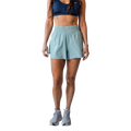 F2R Lightstreme Run Short 4" — Aquifer — Size XSmall — Front View