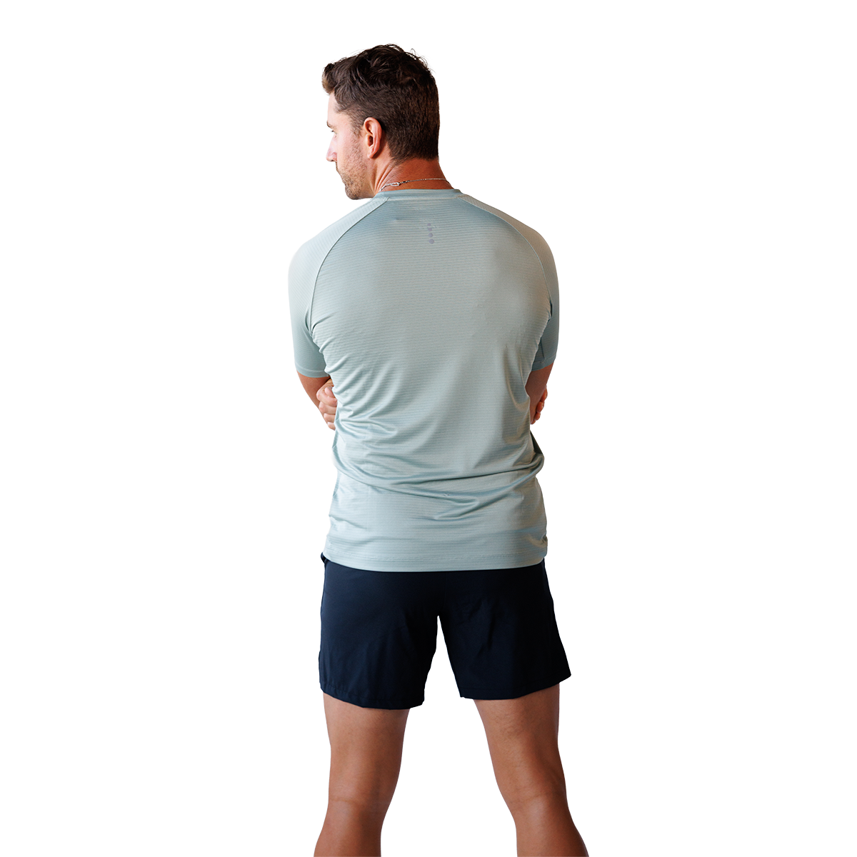 F2R Air Sense Textured Crew Neck Tee — Soft Meadow — Size Small — Alternate View 16