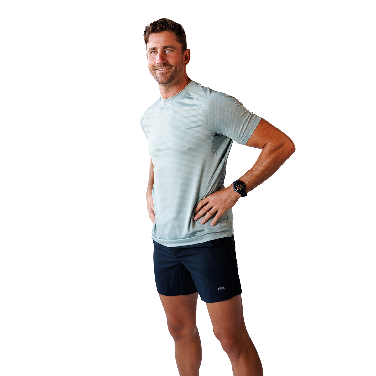 F2R Air Sense Textured Crew Neck Tee — Soft Meadow — Size Small — Alternate View 15