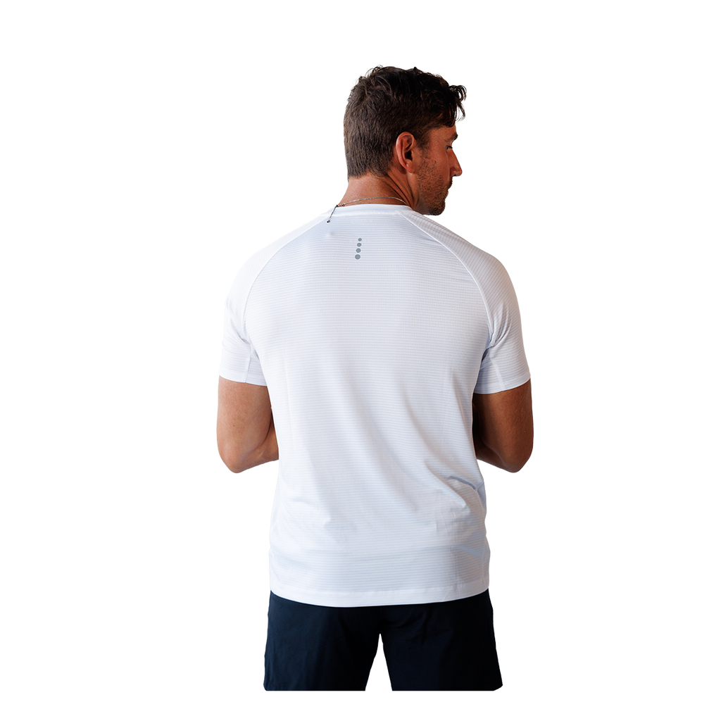 F2R Air Sense Textured Crew Neck Tee — Soft Meadow — Size Small — Detail View