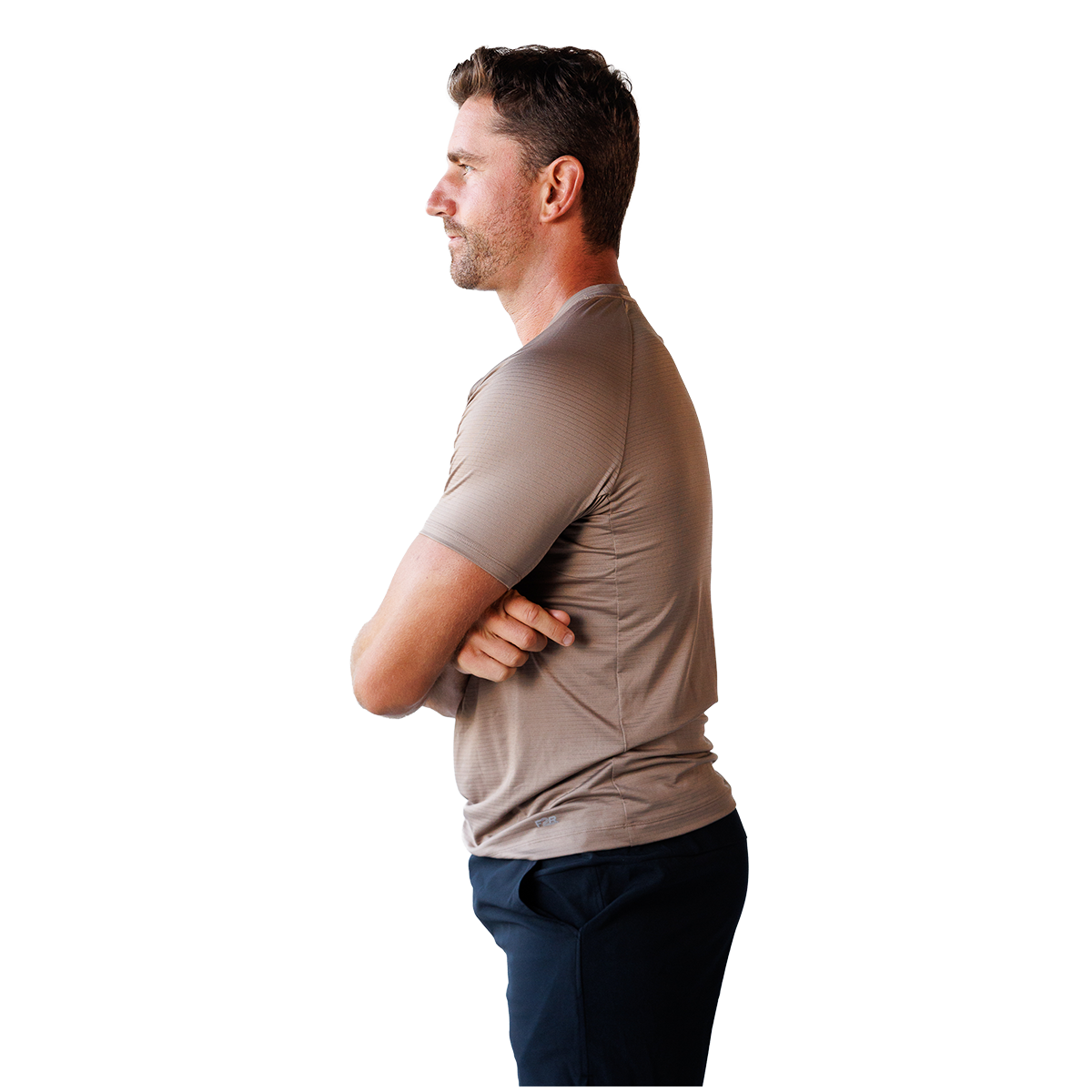 F2R Air Sense Textured Crew Neck Tee — Soft Meadow — Size Small — Alternate View 9