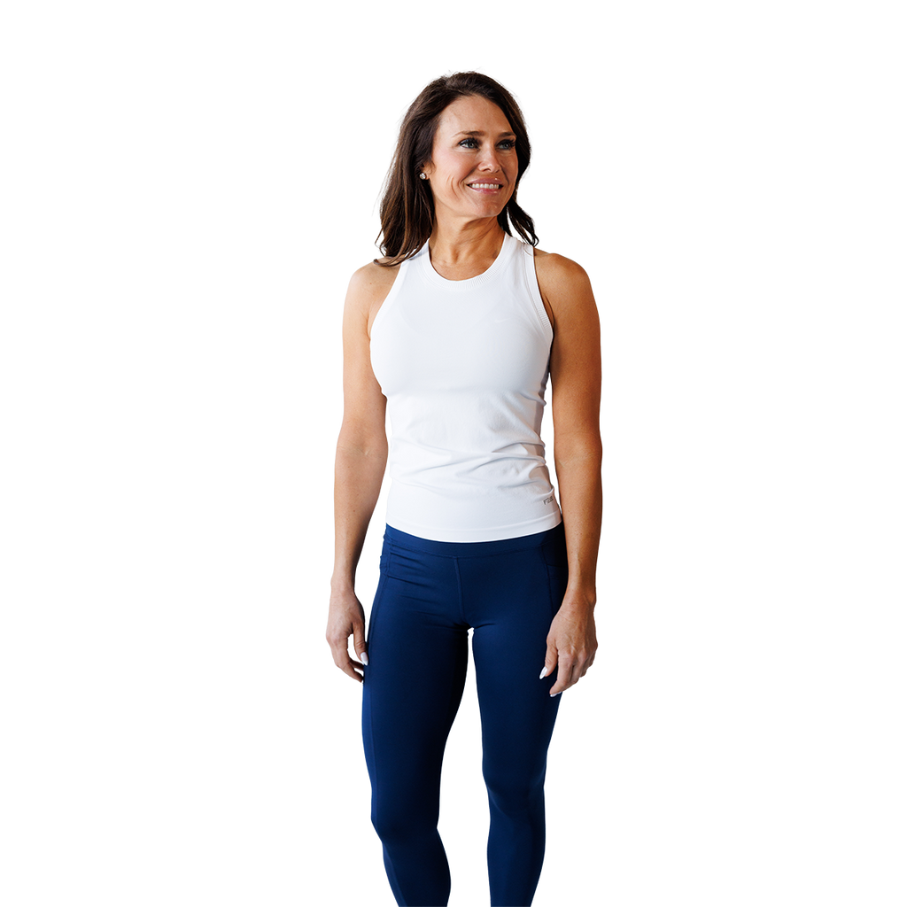 F2R Seamless Active Tank — Cherry Blossom — Size XSmall — Detail View
