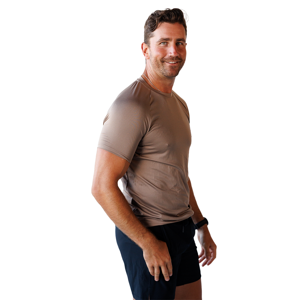 F2R Air Sense Textured Crew Neck Tee — Soft Meadow — Size Small — Alternate View 7