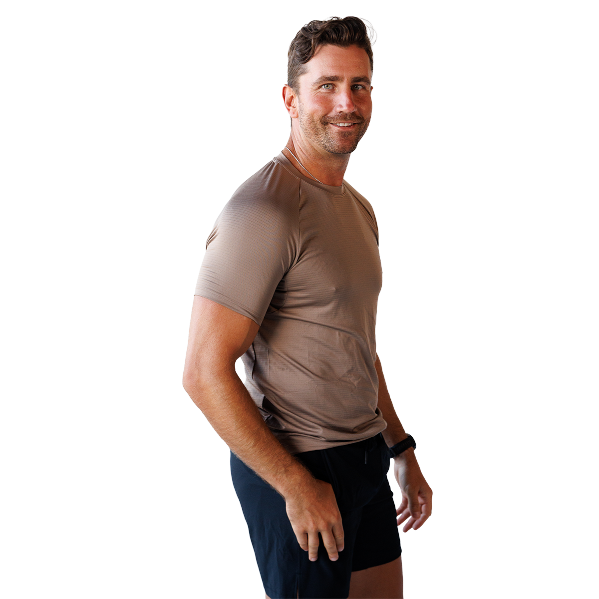 F2R Air Sense Textured Crew Neck Tee — Soft Meadow — Size Small — Alternate View 7