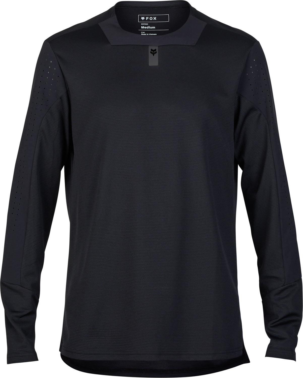 Fox Defend Long Sleeve Mens Cycling Jersey - Black
