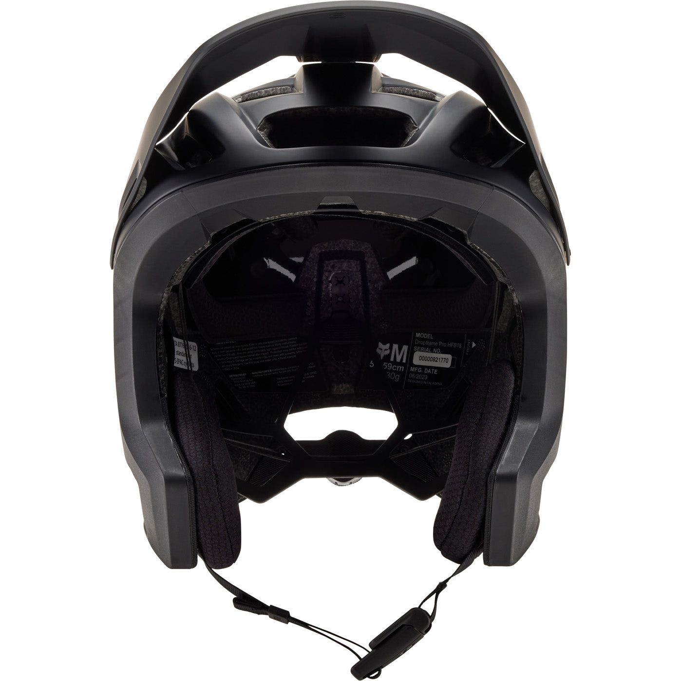 Fox Dropframe Pro MTB Full Face Cycling Helmet - Black