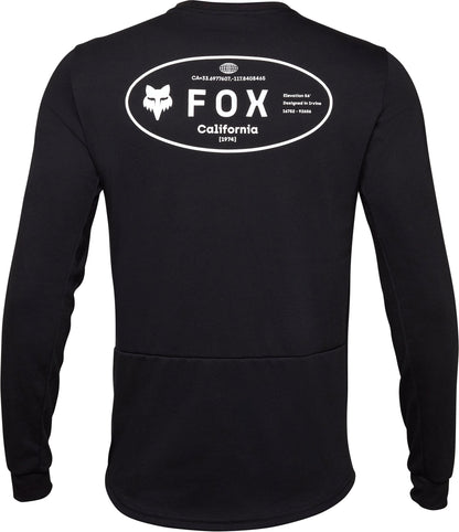 Fox Ranger DriRelease Long Sleeve Mens Cycling Jersey - Black