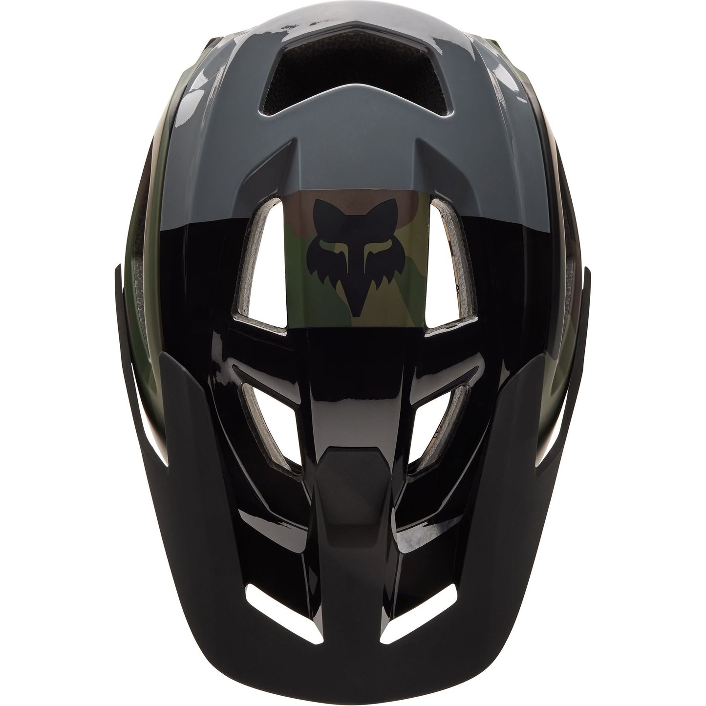 Fox Speedframe Pro Camo MTB Cycling Helmet - Green