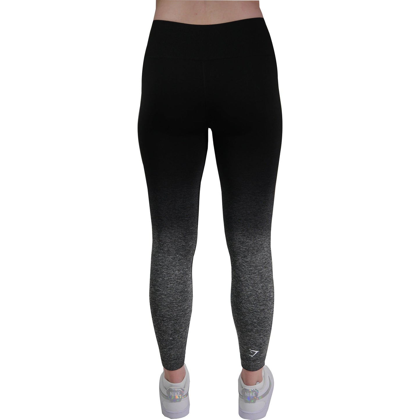 Gymshark Adapt Ombre Seamless Womens Long Training Tights - Black