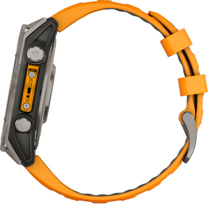 Garmin Fenix 8 AMOLED Sapphire 47mm HRM With GPS Multisport Watch - Orange