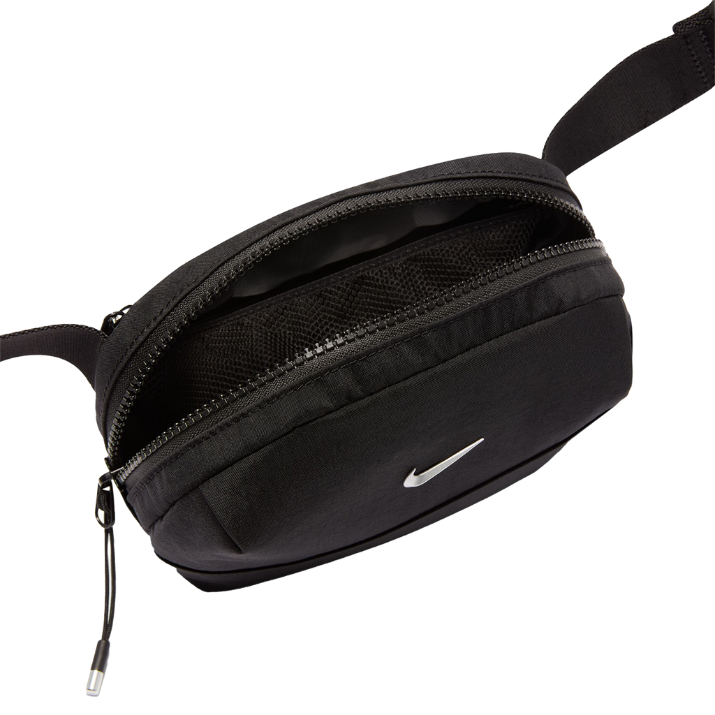 Nike Aura Crossbody — Smokey Blue - Matte Silver — Size One Size — Top View