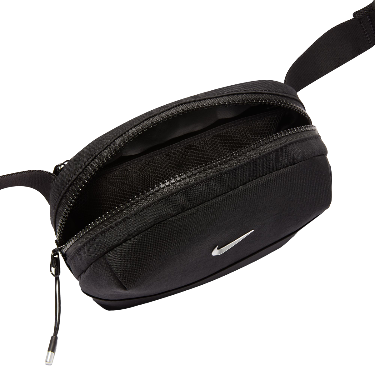 Nike Aura Crossbody — Smokey Blue - Matte Silver — Size One Size — Top View