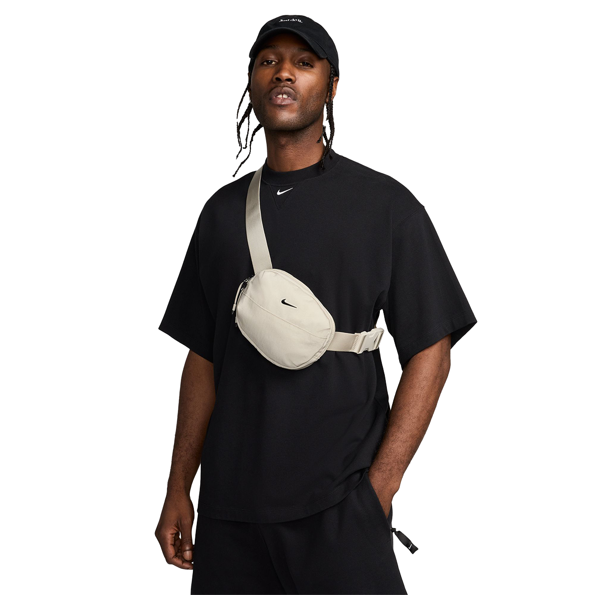 Nike Aura Crossbody — Smokey Blue - Matte Silver — Size One Size — Alternate View 8