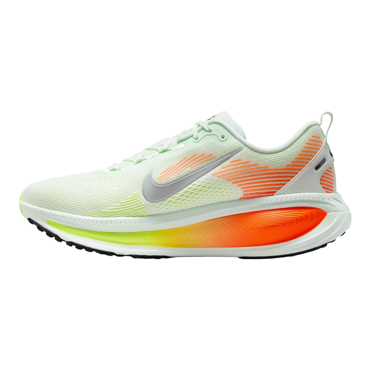 Nike Vomero 18 — Pure Platinum - Anthracite - Smoke Grey - Lt Smoke Grey - Univ Red - Solar Red — Size D — Width 9 — Alternate View 30