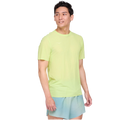 Hoka Airolite Run Short Sleeve — Lettuce — Size Medium — Front View