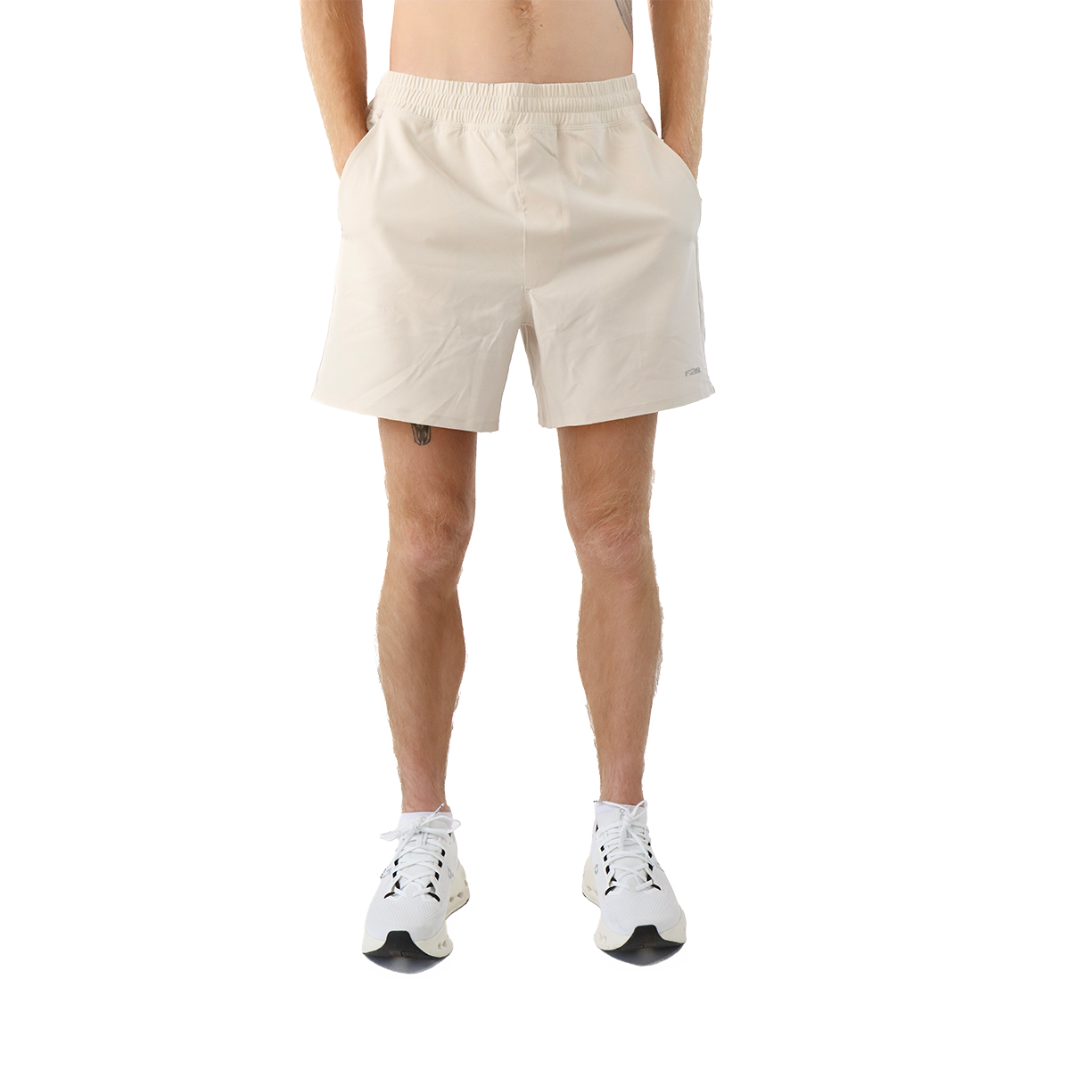 F2R Mens Lightstreme 5" Short — Black — Size Small — Lifestyle View