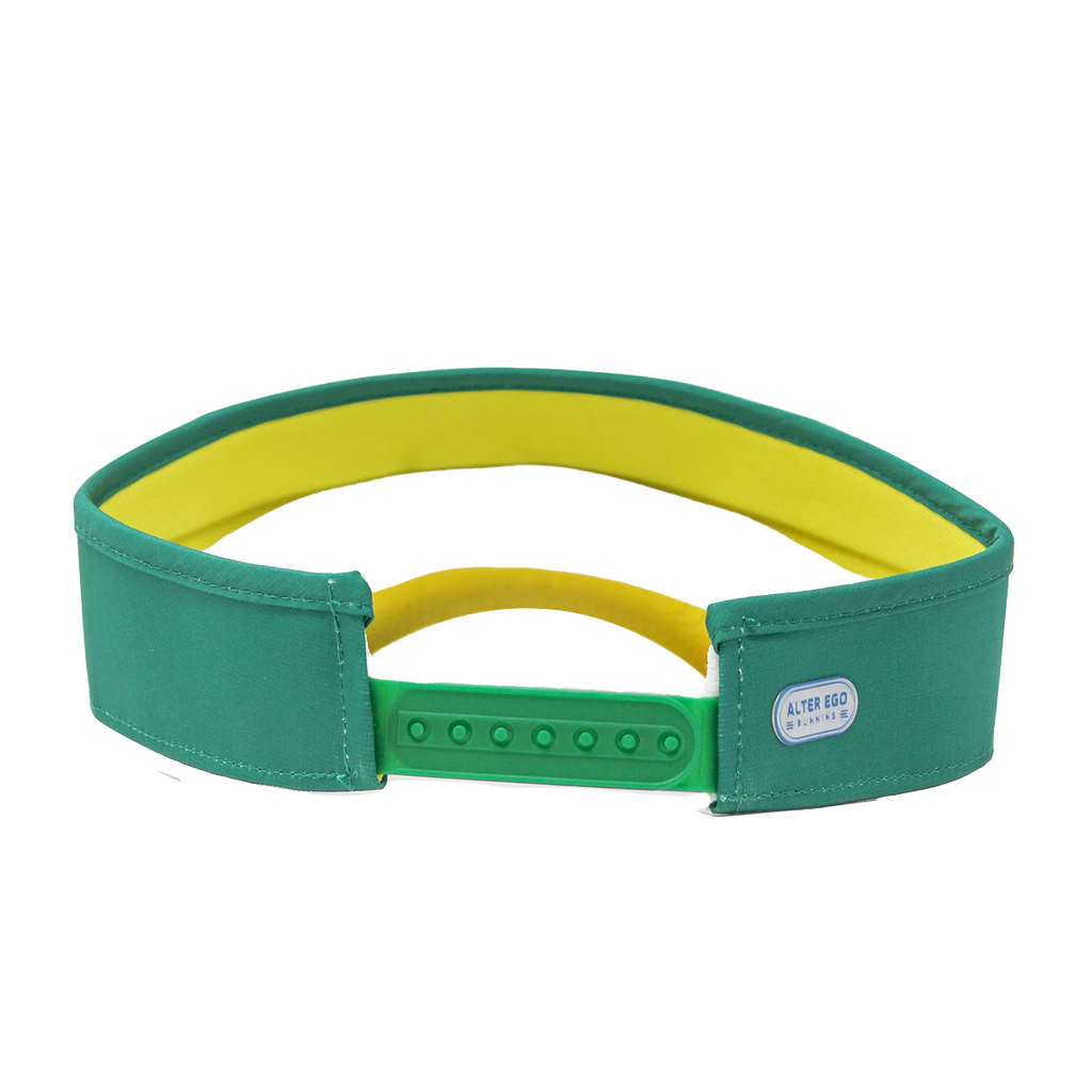 Alter Ego Visor Splash — Green Yellow Palm — Side View