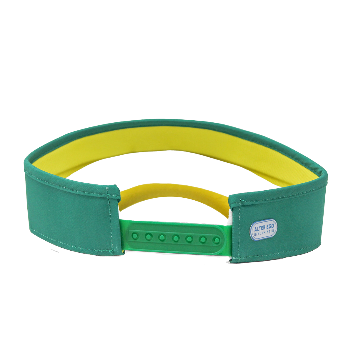 Alter Ego Visor Splash — Green Yellow Palm — Side View