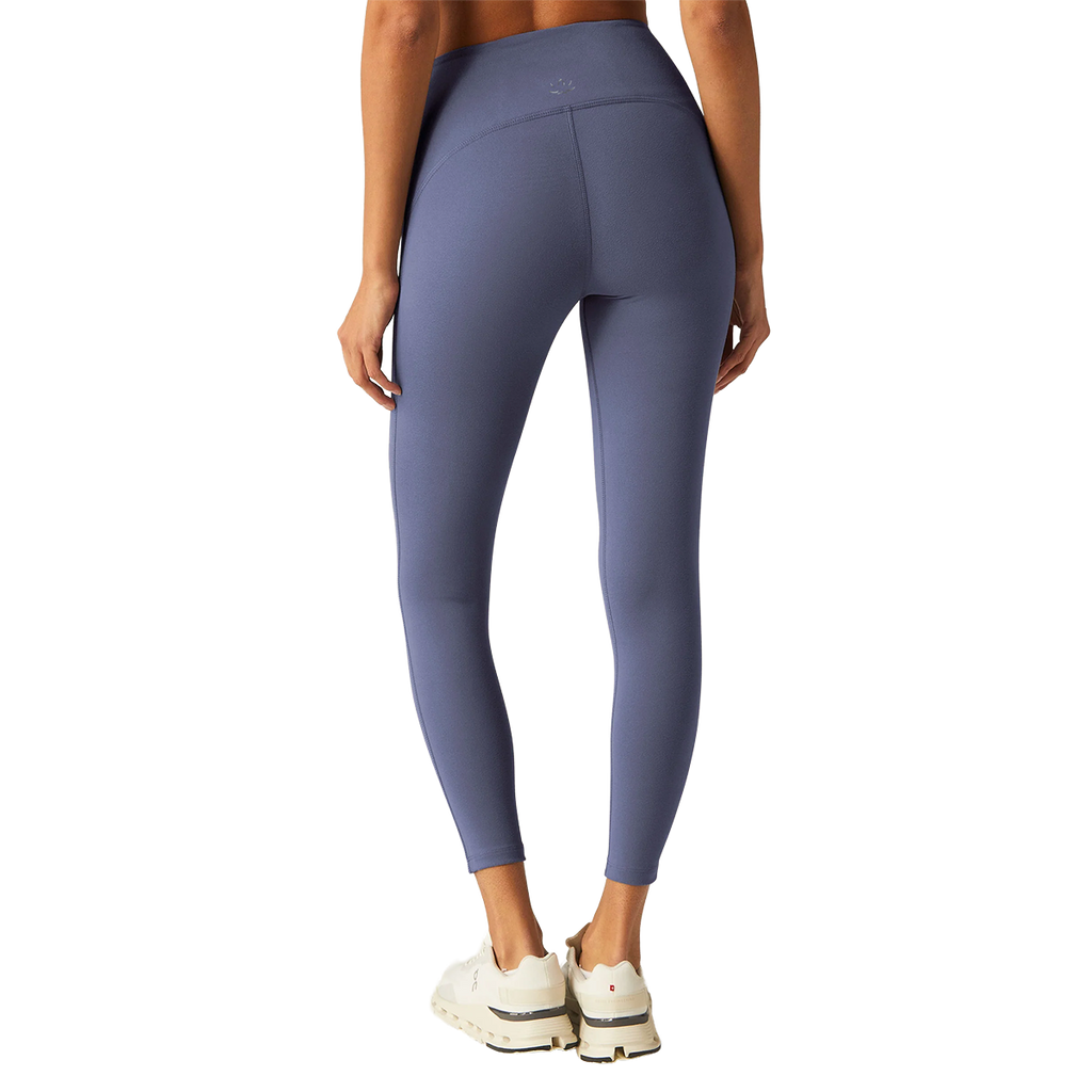 Beyond Yoga Powerbeyond Midi Legging — Black - Black — Size XSmall — Back View