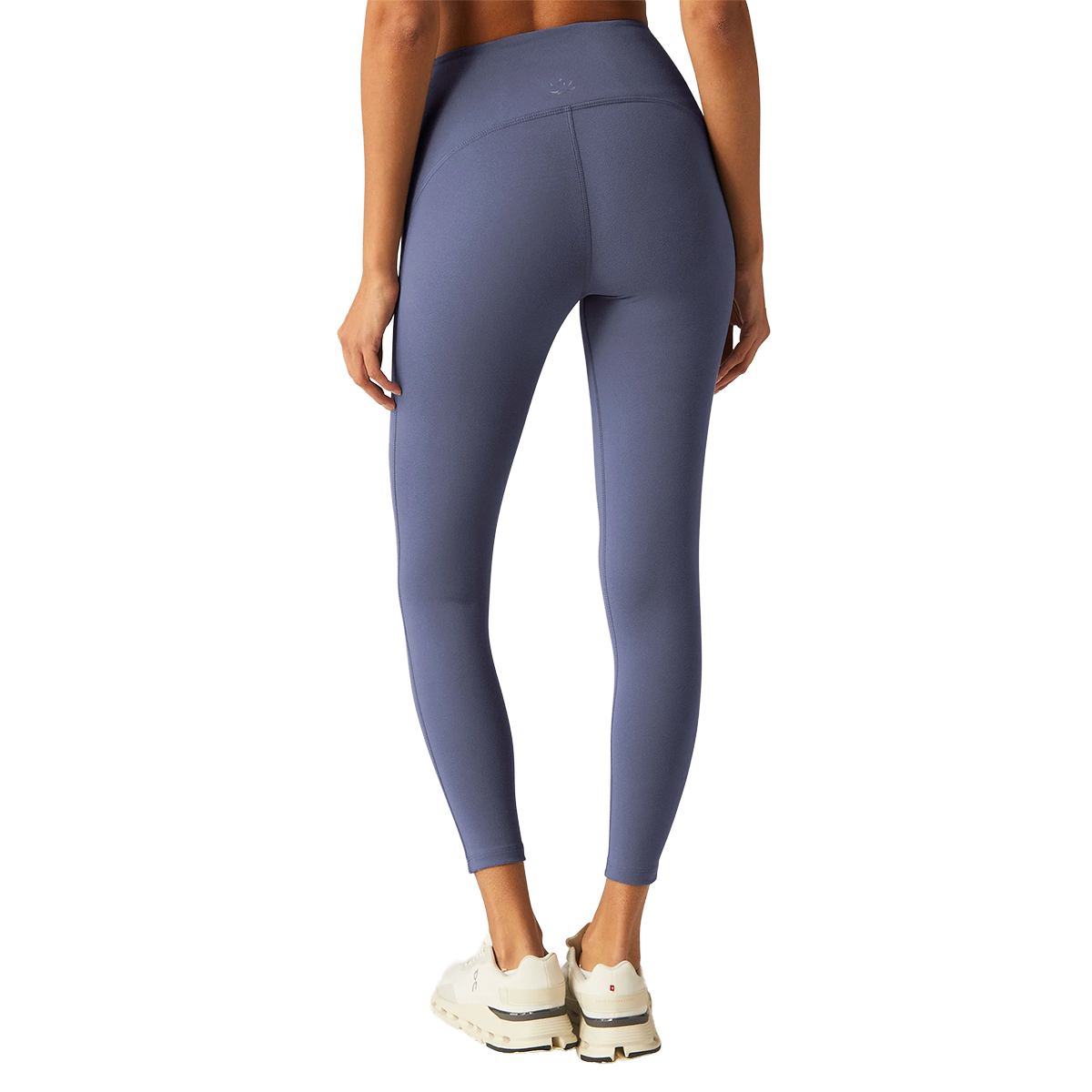 Beyond Yoga Powerbeyond Midi Legging — Black - Black — Size XSmall — Back View