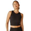 Beyond Yoga Powerbeyond Strive Cropped Tank — Black — Size XSmall — Front View