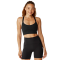 Beyond Yoga Powerbeyond Strive Long Line Bra — Black — Size XSmall — Front View