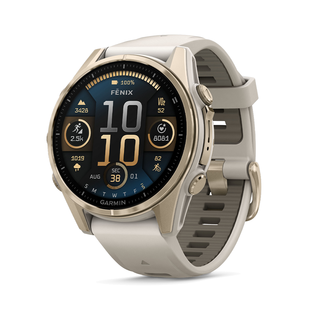 Garmin Fenix 8 Amoled — Carbon Gray DLC Titanium Black - Pebble Gray — Size 51 mm — Alternate View 29