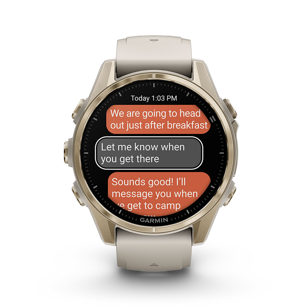 Garmin Fenix 8 Amoled — Carbon Gray DLC Titanium Black - Pebble Gray — Size 51 mm — Alternate View 38