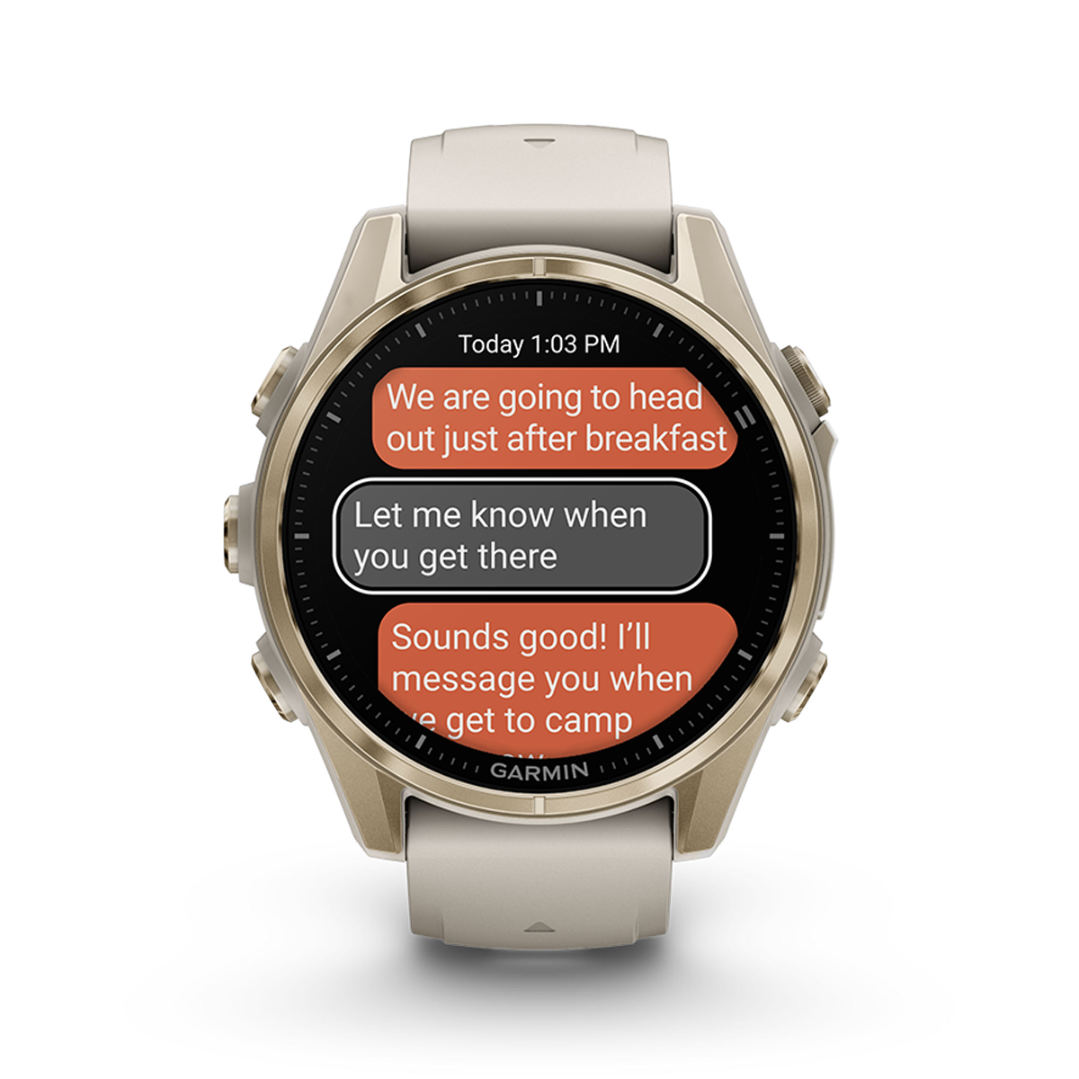 Garmin Fenix 8 Amoled — Carbon Gray DLC Titanium Black - Pebble Gray — Size 51 mm — Alternate View 38