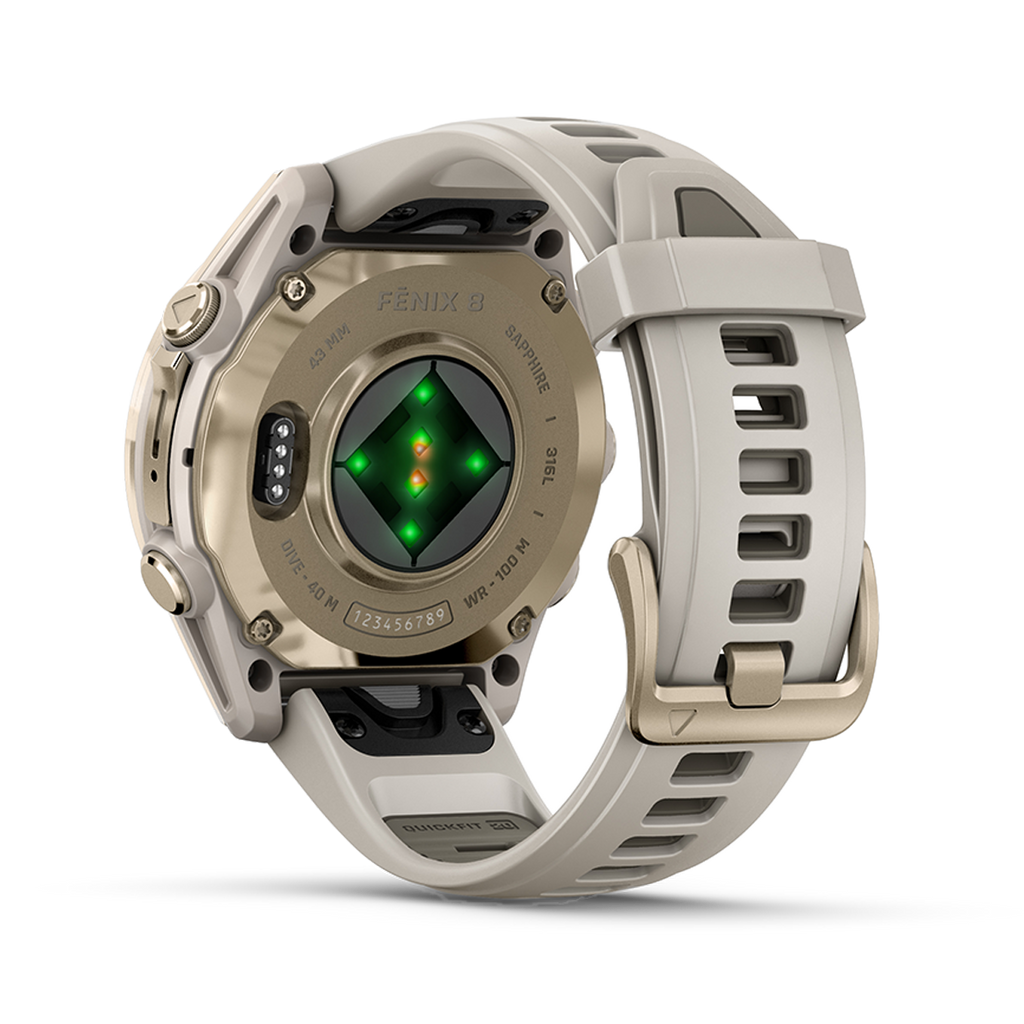 Garmin Fenix 8 Amoled — Carbon Gray DLC Titanium Black - Pebble Gray — Size 51 mm — Alternate View 39