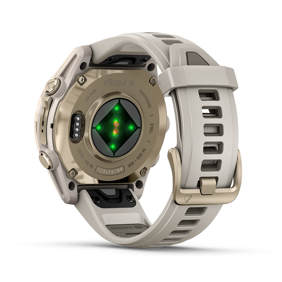 Garmin Fenix 8 Amoled — Carbon Gray DLC Titanium Black - Pebble Gray — Size 51 mm — Alternate View 39