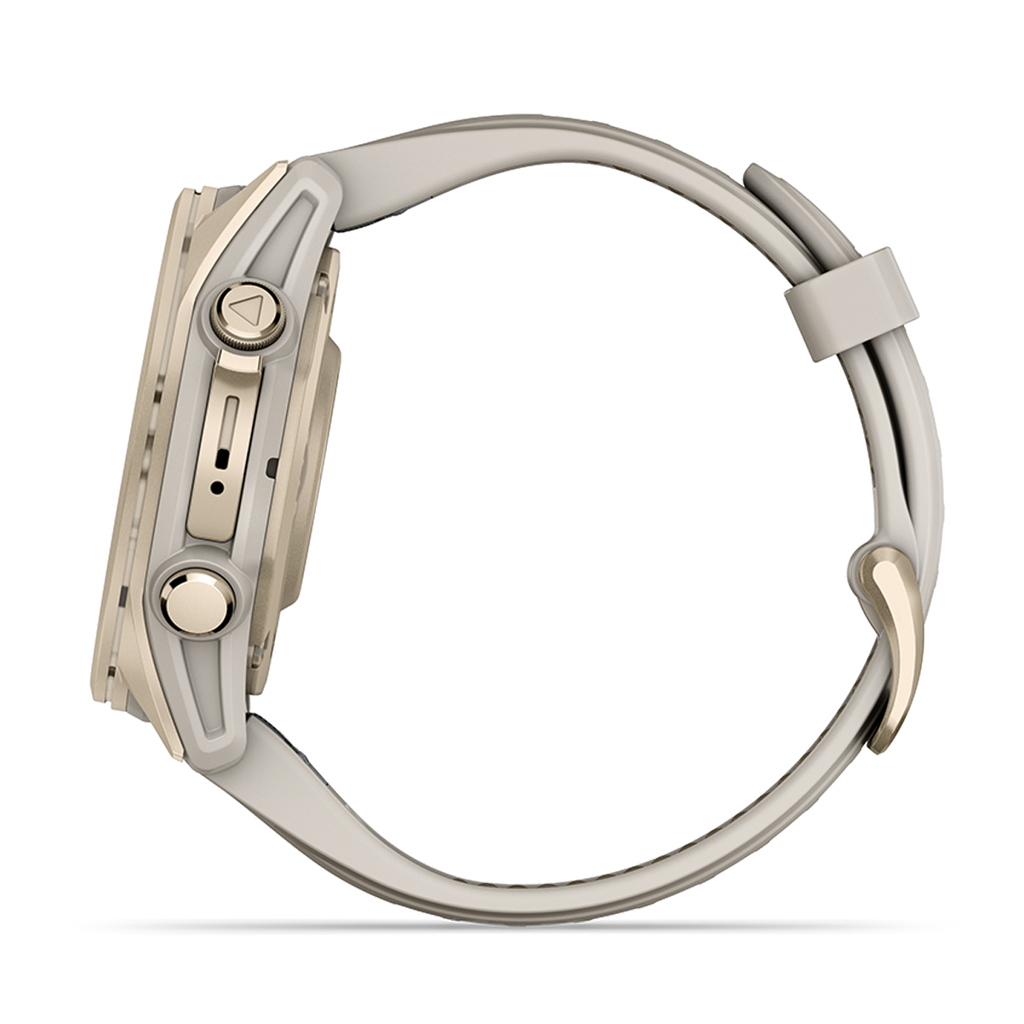 Garmin Fenix 8 Amoled — Carbon Gray DLC Titanium Black - Pebble Gray — Size 51 mm — Alternate View 40