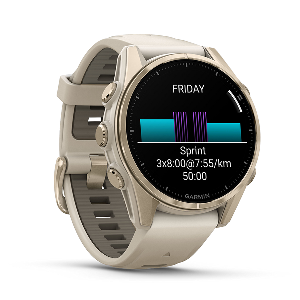 Garmin Fenix 8 Amoled — Carbon Gray DLC Titanium Black - Pebble Gray — Size 51 mm — Alternate View 31