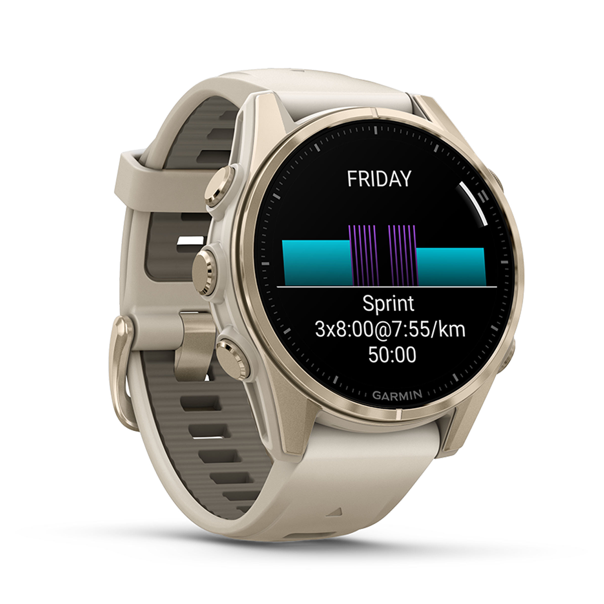 Garmin Fenix 8 Amoled — Carbon Gray DLC Titanium Black - Pebble Gray — Size 51 mm — Alternate View 31