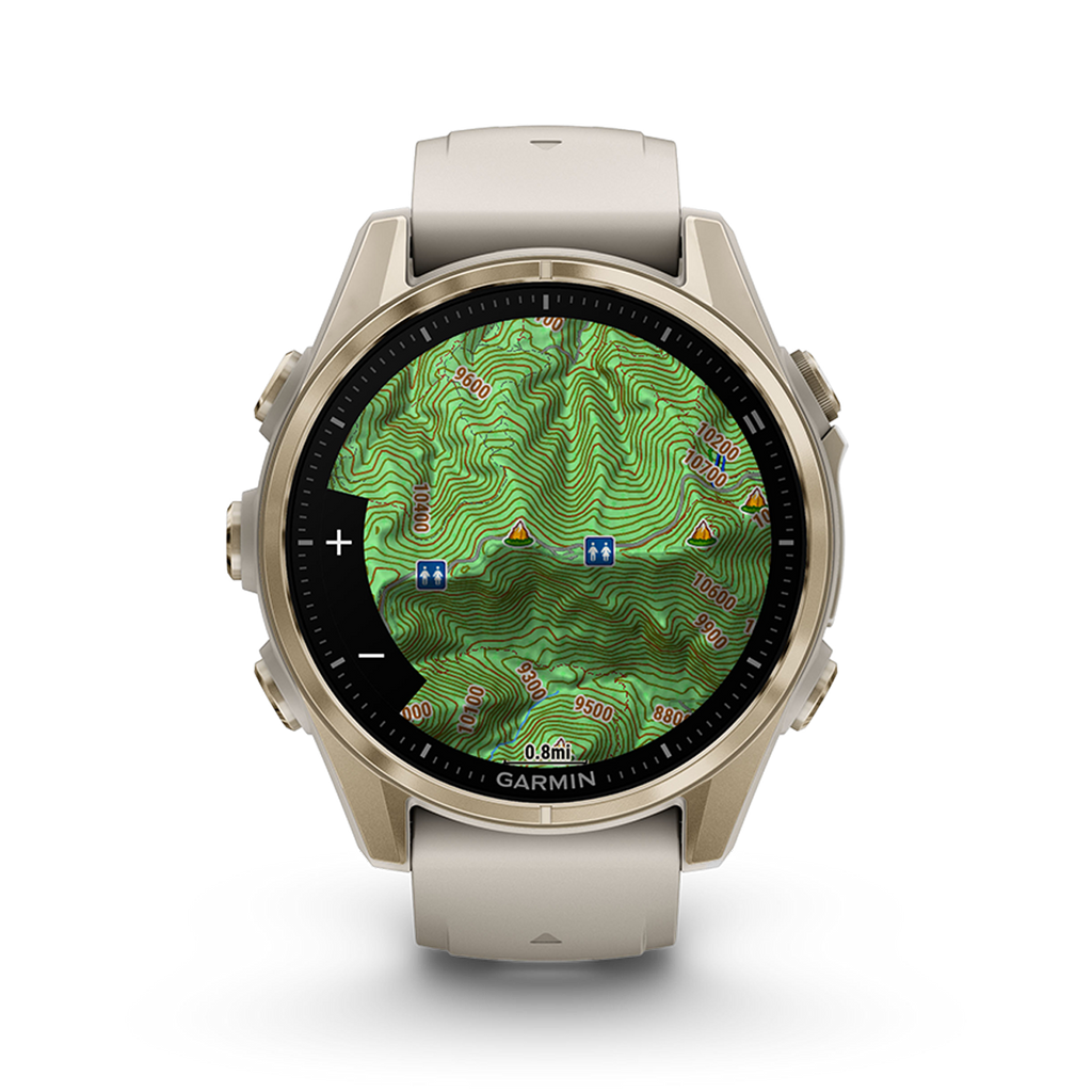 Garmin Fenix 8 Amoled — Carbon Gray DLC Titanium Black - Pebble Gray — Size 51 mm — Alternate View 34