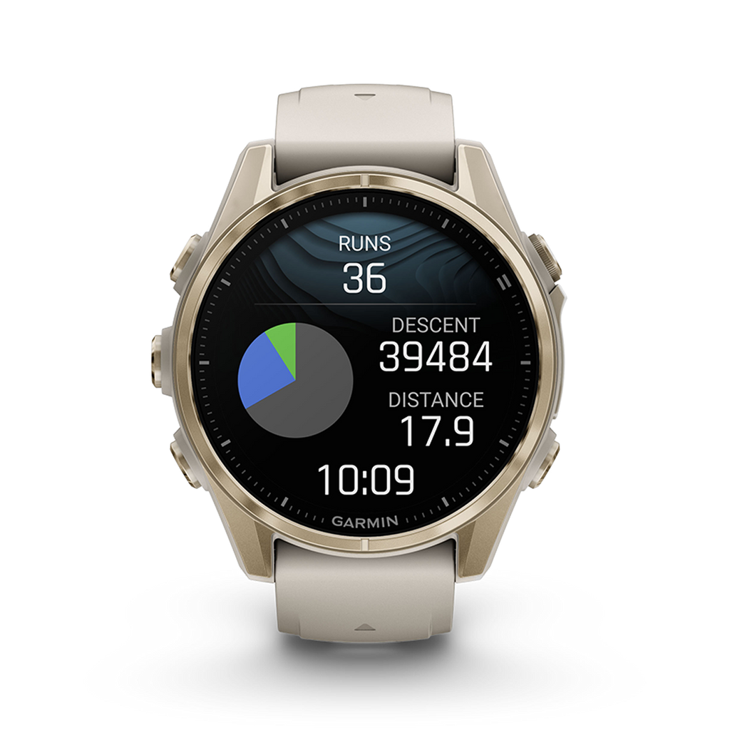 Garmin Fenix 8 Amoled — Carbon Gray DLC Titanium Black - Pebble Gray — Size 51 mm — Alternate View 37