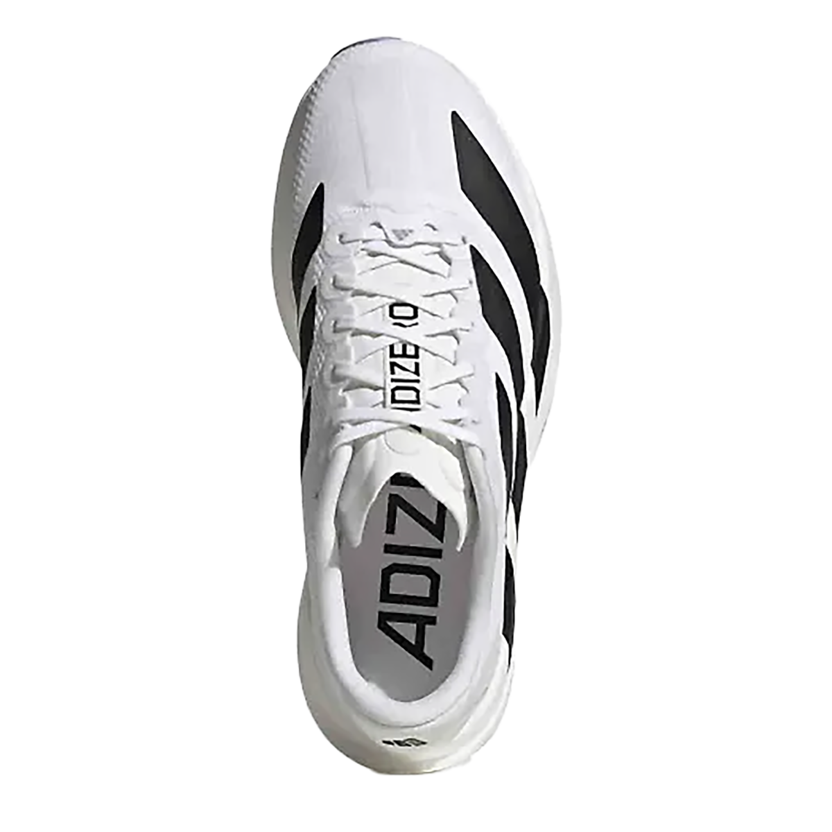 Adidas Adizero Evo SL Woven — Ftwr White - Core Black - Dash Grey — Size D — Width 8.5 — Lifestyle View